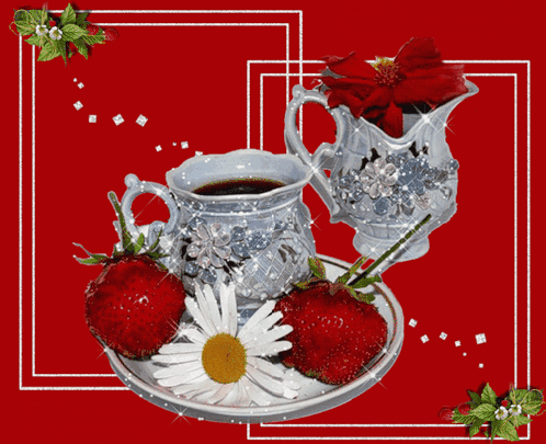 gify-kawa kwiaty - kawa tlo czerwone_Animation.gif