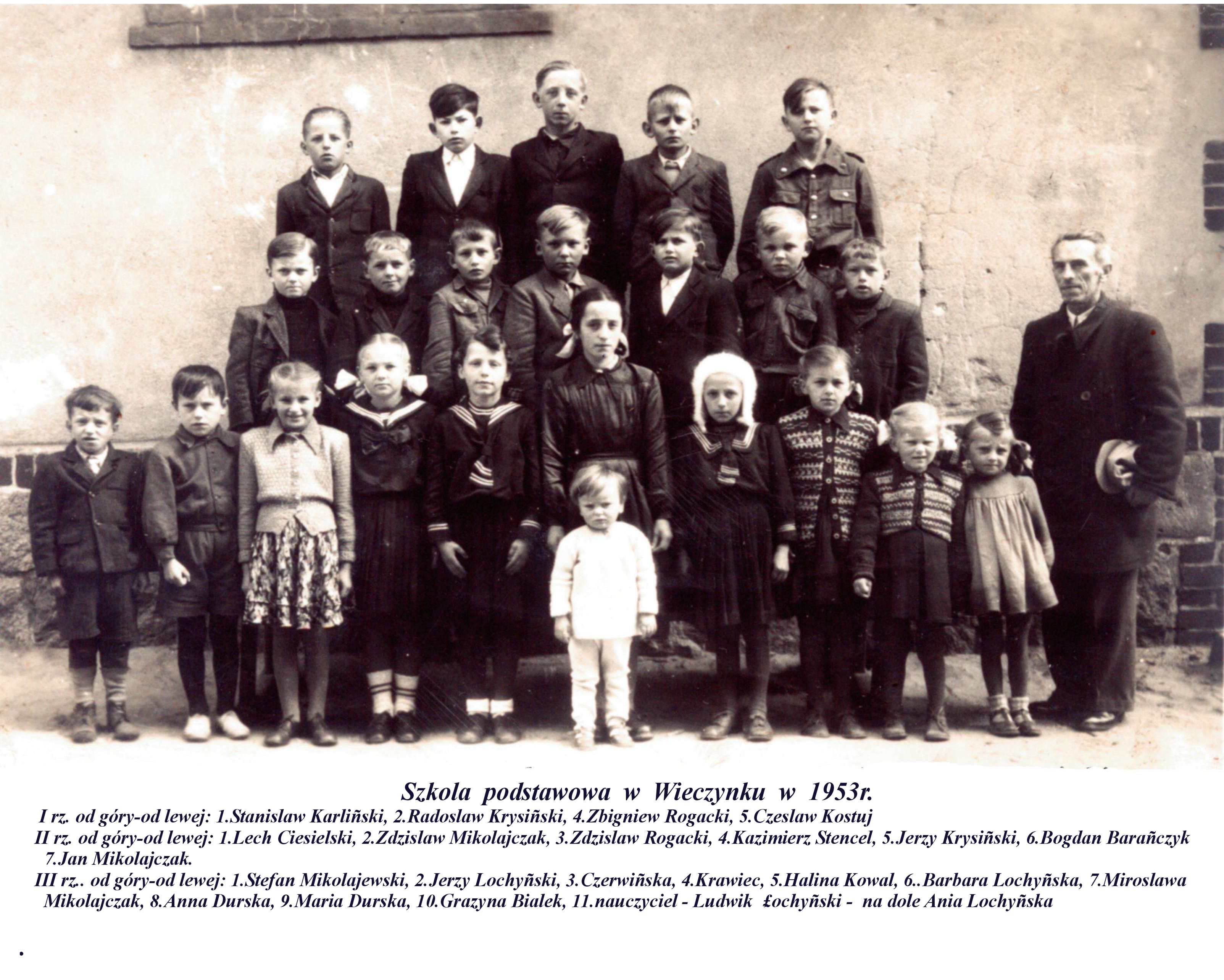 kronika wieczyna - aaja12-Szkoła podstawowa Wieczynek w 1953r.jpg