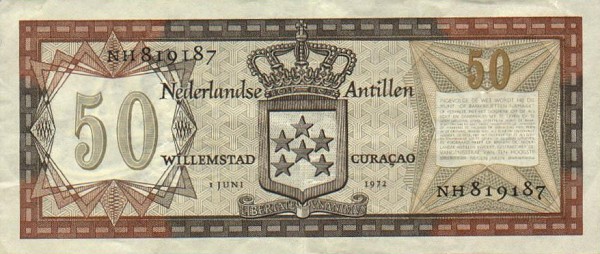 Netherlands Antilles - NetherlandsAntillesP11b-50Gulden-1972-donated_b.jpg