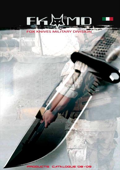 SURVIVAL wojsko militarne turystyka - FKMD Fox Knives Military Division Products Catalogue 2008-2009 2008.jpg