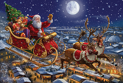 Marcello Corti - RB-12208MCO-Santa-Sleigh-and-Reindeer-in-Sky.jpg