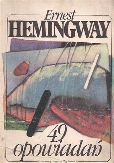Ernest Hemingway - okładka książki - Państowy Instytut Wydawniczy, 1988 rok.jpg