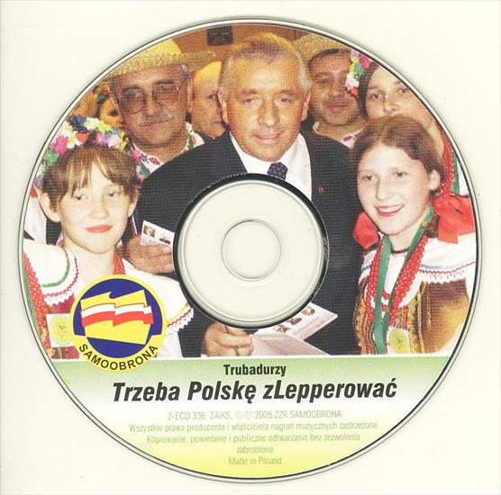 Polskę trzeba zLepperować 2005 - Płyta.jpg