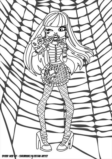 Monster High - Monster High Frankie Class Room Coloring Pages.jpg