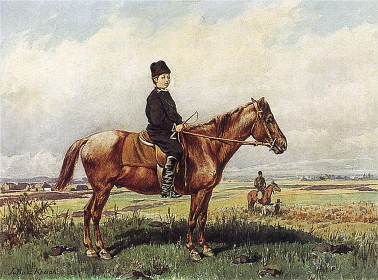Juliusz Kossak - Portret chłopca na koniu.jpg
