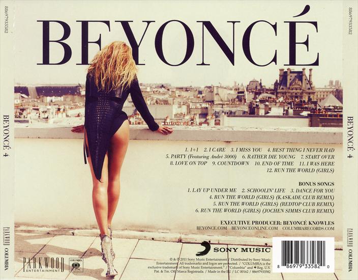 Beyonce - 4 Deluxe Edition2011 - 4 Deluxe Edition Official Album Cover Back.bmp