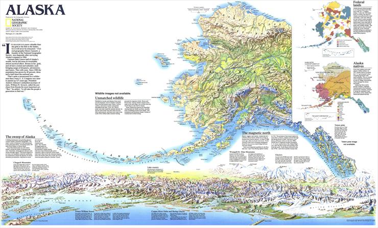 Mapy National Geographic. 539 map. Wysoka jakość - Alaska 2 1994.jpg