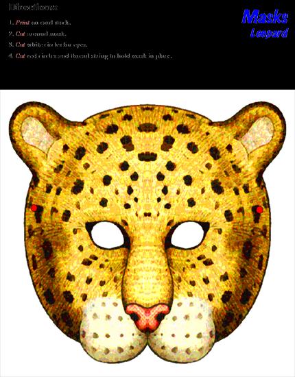Maski karnawałowe - leopardmask.gif