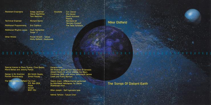 21 MIKE OLDFIELD - Songs Of Distant Earth  1994 - Mike Oldfield - The Songs Of Distant Earth - Booklet2.jpg