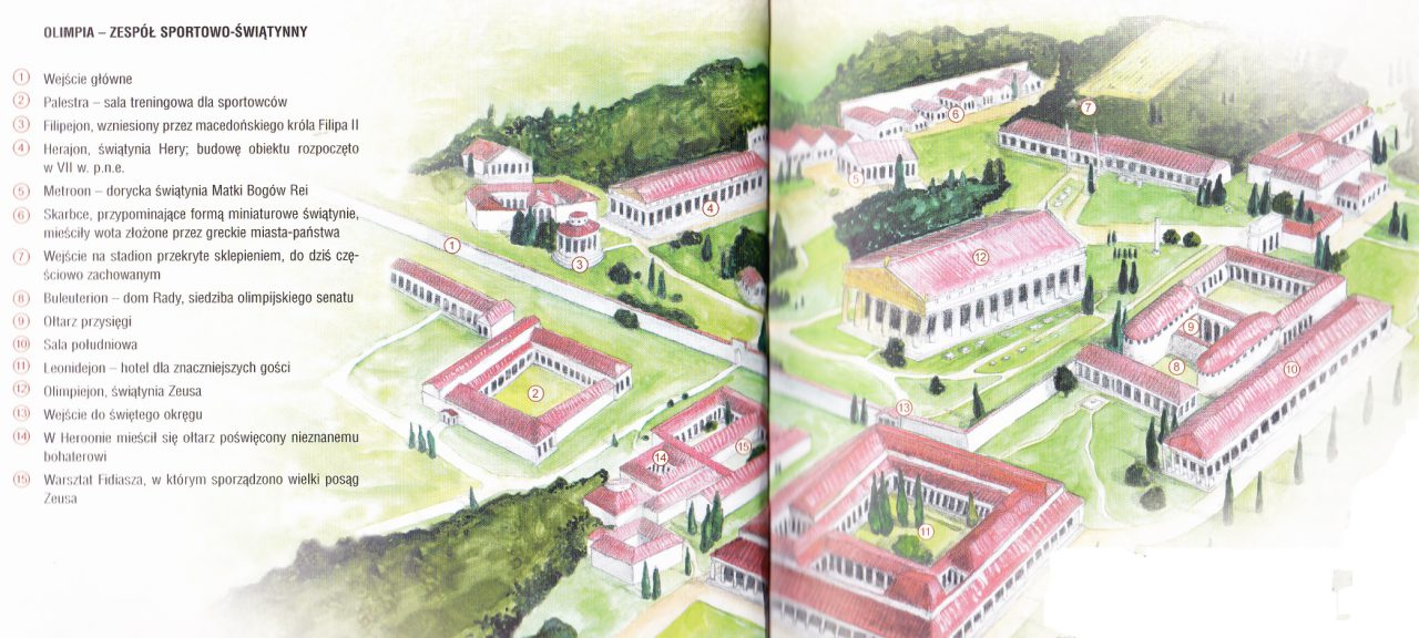 Starożytna Grecja, okres rzymski, obrazy - Obraz IMG_0024. Olimpia - zespól sportowo świątynny.jpg