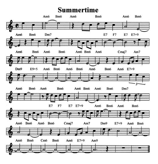 Standardy Jazzowe - summertime.gif