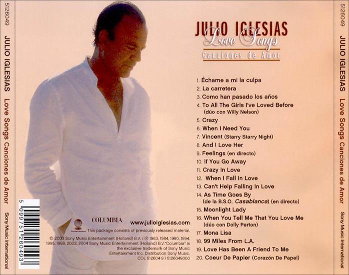 2003 - Love Songs Canciones de Amor - Love Songs Canciones De Amor Trasera.jpg