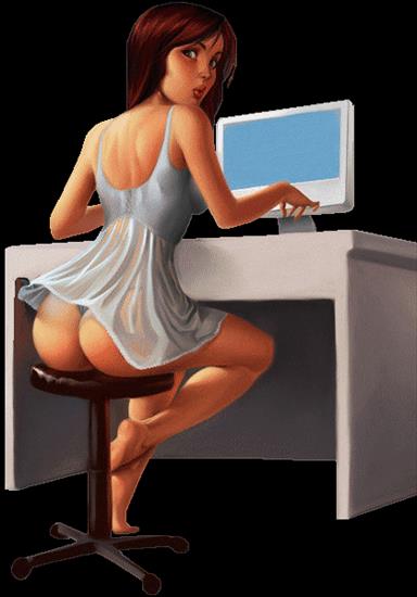 GIFY INTERNETOWE - internetowe kobietka gola pupa3c2d49612.gif
