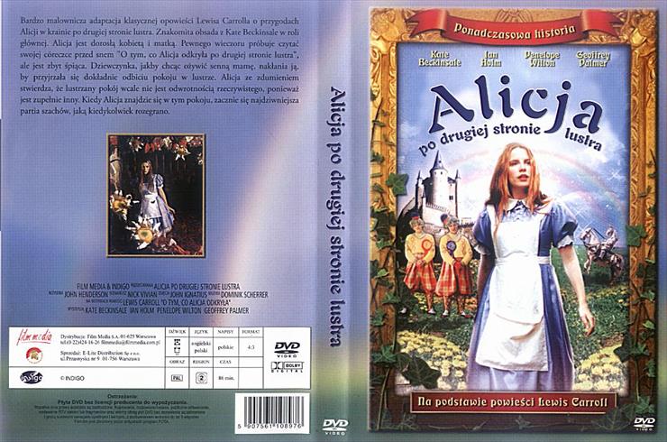 okładki bajek na DVD polskie - Alicja po drugiej stronie lustra.JPG