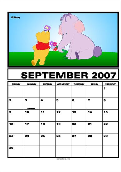 Kalendarz Disney - Disney Calendar 2007-9.jpg