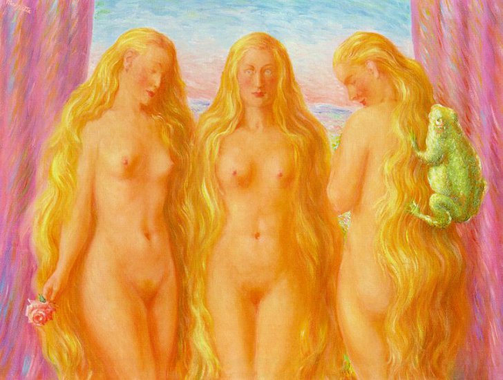 Magritte, Ren 1898-1967 - MAGRITTE THE SEA OF FLAMES, 1945-46.JPG