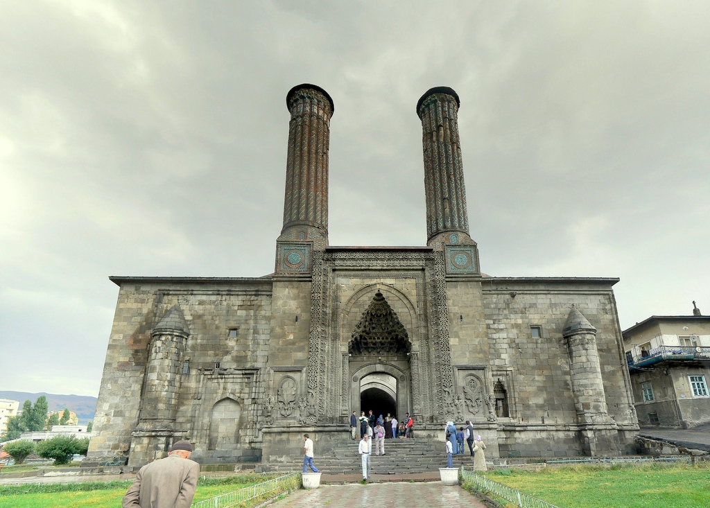 Architecture - Cifte Minareli Madrassah in Erzurum - Turkey.jpg