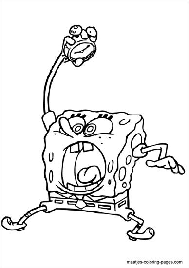 SpongeBob - spongebob - kolorowanka 36.GIF