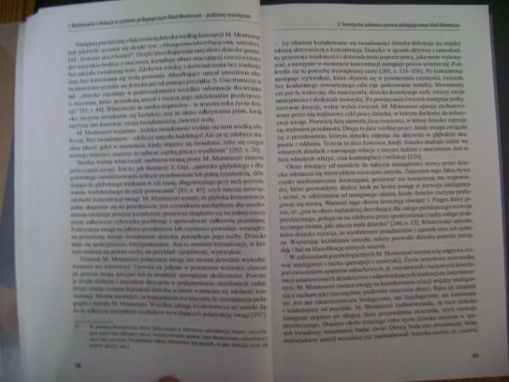 Pedagogika- książki m.in. M. Montessorii, J. Anrychowskiej- Biegacz, M. Bogdanowicz - DSC00120.JPG