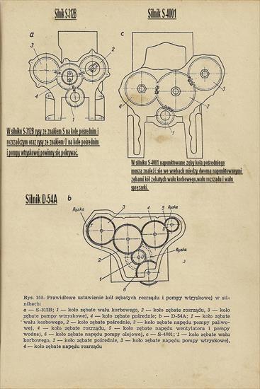 URSUS - Ustawienie kół rozrządu silnika,S-312B,S-4001,D-54A.jpg