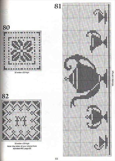 FILET -   WZORY - 101 Filet Crochet Charts 53.jpg