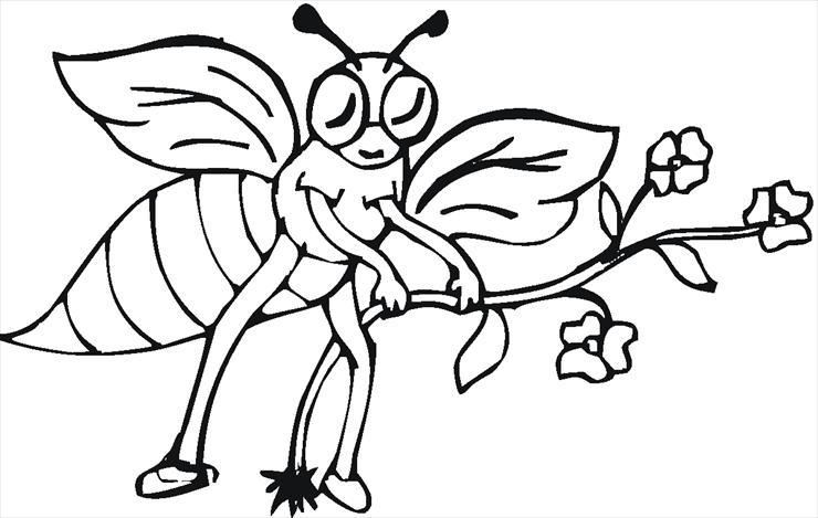 kolorowanki 2 - bee-takes-a-flower-coloring-page.gif