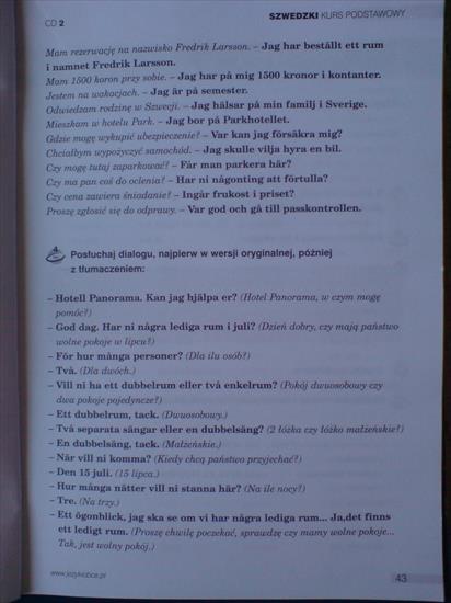 Szwedzki - Kurs podstawowy - książka - DSC00896.JPG