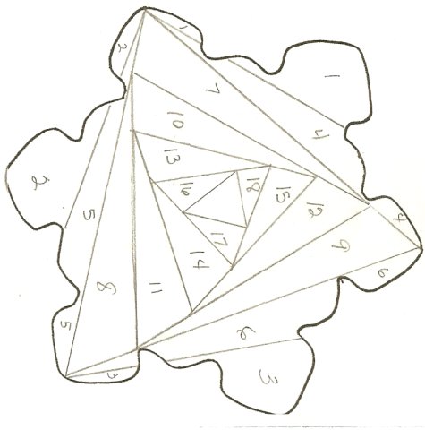 Iris folding szablony - snowflake.jpg