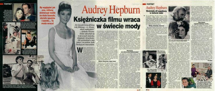 Gwiazdy filmu, TV, muzyki i sportu, skany - Audrey Hepburn, Halo 1996.jpg
