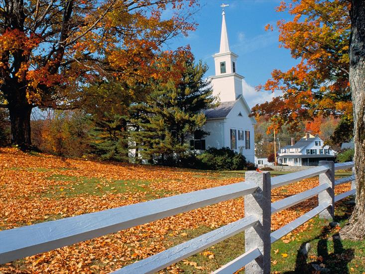 krzysiek16257 - Church in Fall Splendor, New England - 1600x1200.jpg