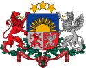 Godła i flagi państwowe-FREE - 125px-Coat_of_Arms_of_Latvia.svg.png