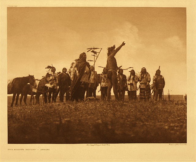 Edward S.Curtis-zdjęcia - The Scouts Report - Atsina.jpg