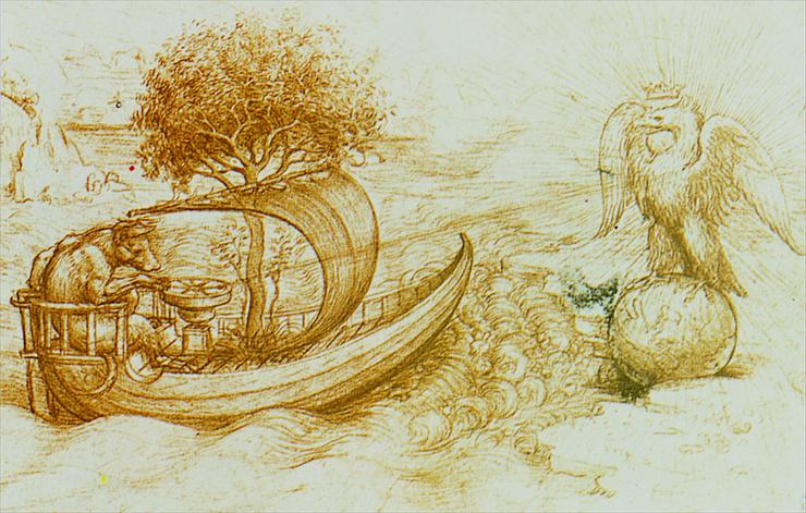 Leonardo da Vinci 1452 - 1519 - 1512 Allgorie de la Navigation.jpg