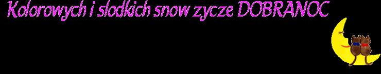 GIFY-NAPISY - napis dobranoc kolorowych snowsignature24.gif