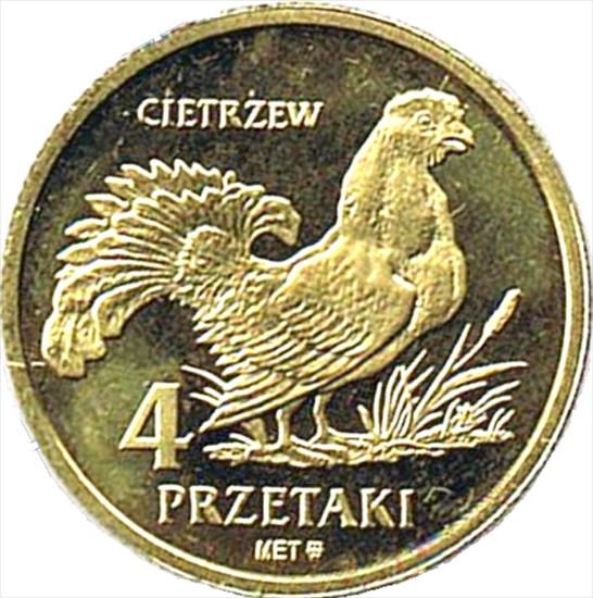 Monety Okolicznościowe  Regionalne Zwierzęta - 2010r - 4 Przetaki Cietrzew.JPG