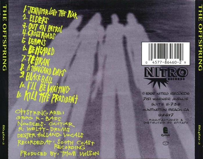 1989 - The Offspring 320 - The Offspring - Cover -  The Offspring - back.jpg