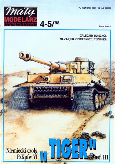 MM 1998-04-05 -  PzKpfw-VI Tiger I Ausf-H1 niemiecki czołg ciężki z II wojny światowej - 01.jpg