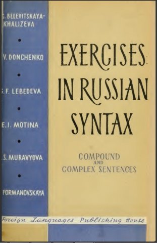 język rosyjski - Exercises in Russian Syntax - Compound and Complex Sentences.jpg