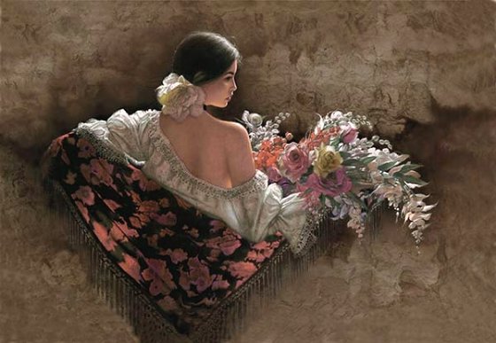 kobieta w malarstwie - 1406997_Flores_de_la_Elegancia_by_Lee_Bogle.jpg