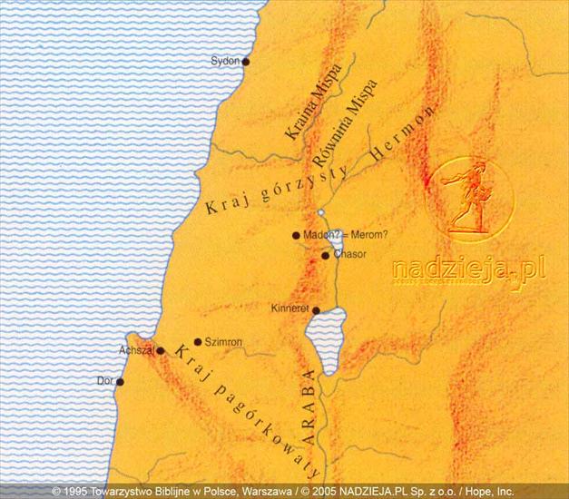 Mapy biblijno-historyczne - 33 - Podboje za czasów Jozuego a.jpg