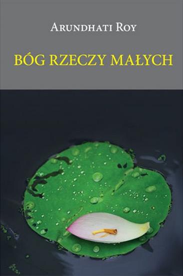 Arundhati Roy - Bóg rzeczy małych - okładka książki - Zysk i S-ka, 2010 rok.jpg