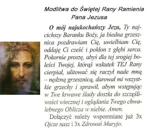 Mocne modlitwy - MODLITWA DO SWIĘTEJ RANY RAMIENIA PANA JEZUSA.jpg