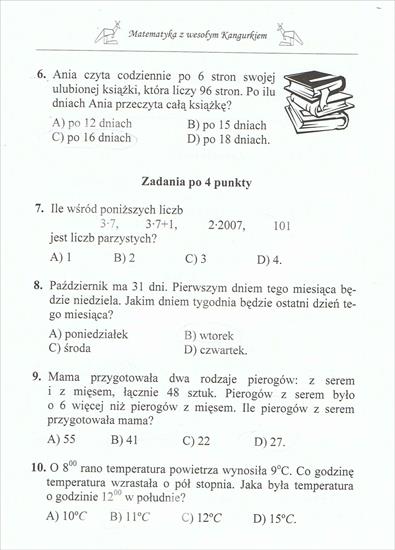 konkursy matematyczne - Kangurek-2008-zadania-012.jpg