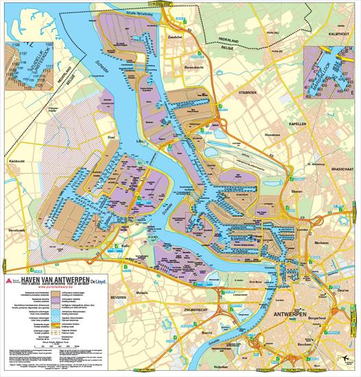 DLA KIEROWCÓW  CIĘŻARÓWEK TIR - antwerpen Port map.JPG