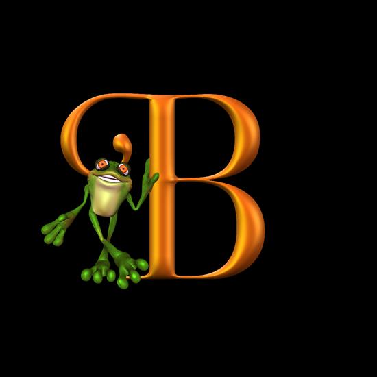 Folkvangars Adorable Frogs Alphabet - frog_alpha_B.png