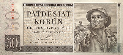 CZECHOSŁOWACJA - 1949 - 50 koron a.jpg