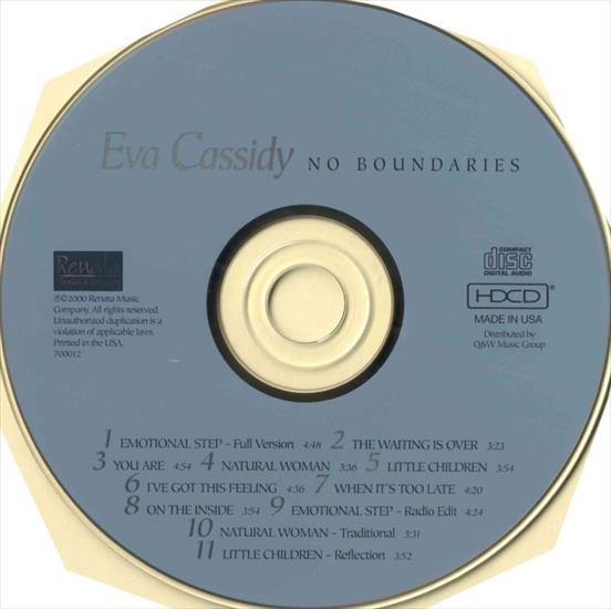 Eva Cassidy - No Boundaries 2000 - Eva Cassidy  No Boundaries 200 CD.jpg