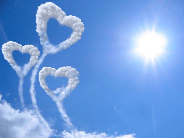 MIŁOSNE TAPETY - miłość love walentynki serca chmury 4.jpg