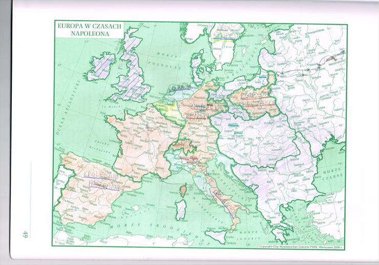 zeszyt do ćwiczeń na mapach konturowych liceum elżbieta olczak - 24 europa w czasach Napoleona.jpg