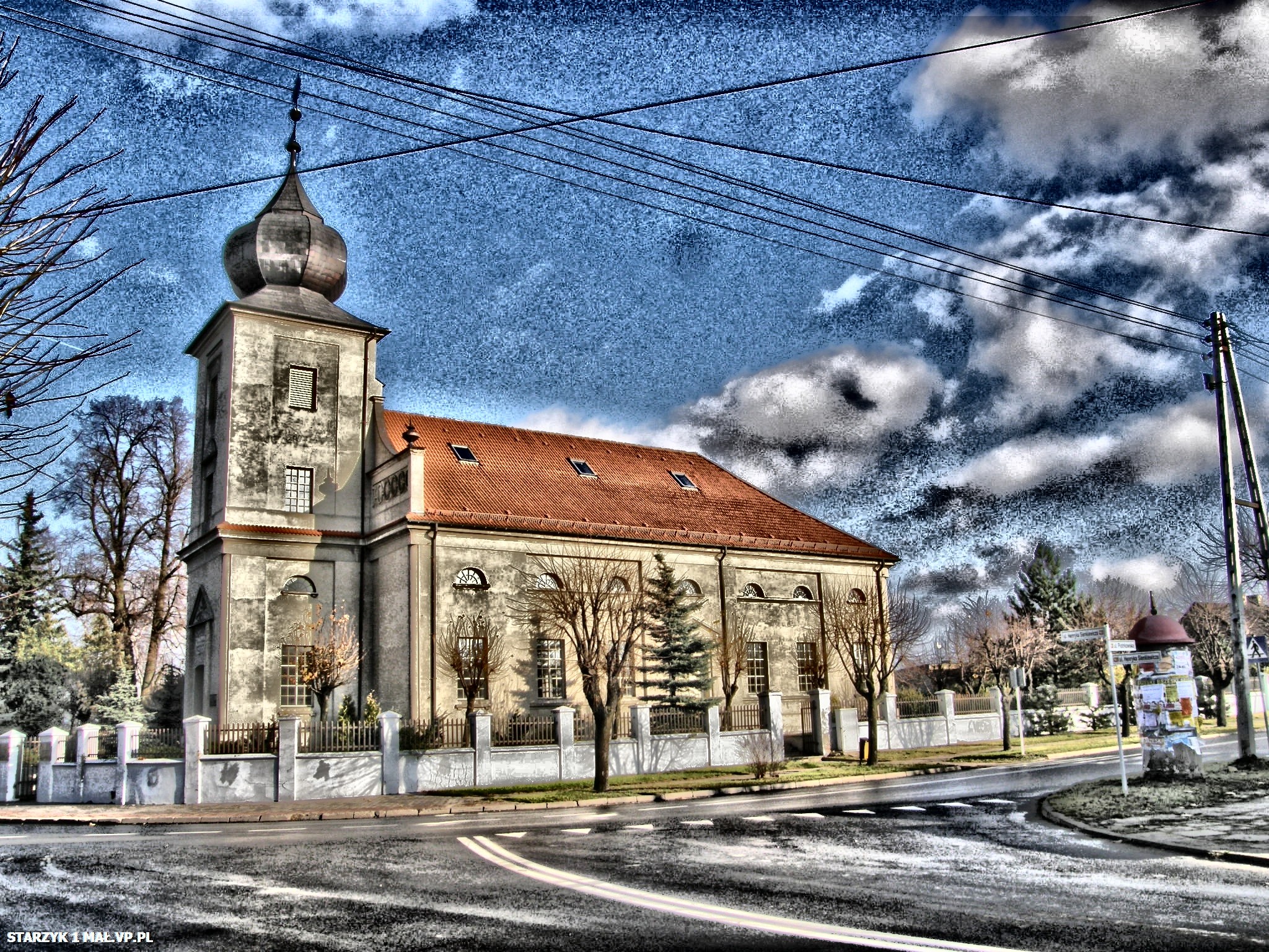 2 ZELÓW I OKOLICE  - Zelów kościół-ewangielicko-reformowany1803r.jpg
